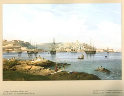 Carlo Bossoli. View of Sevastopol from the Northern Forts by Carlo Bossoli
